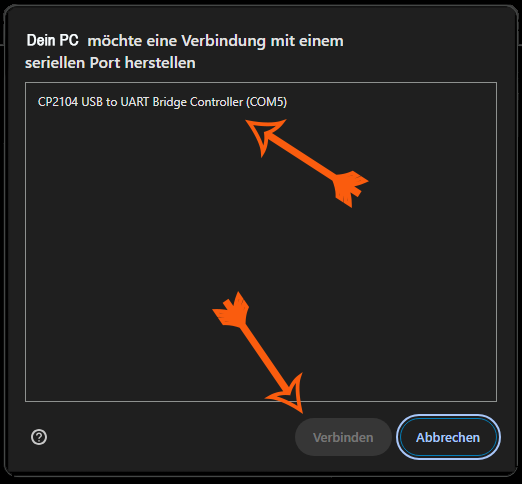 ESP Verbindung