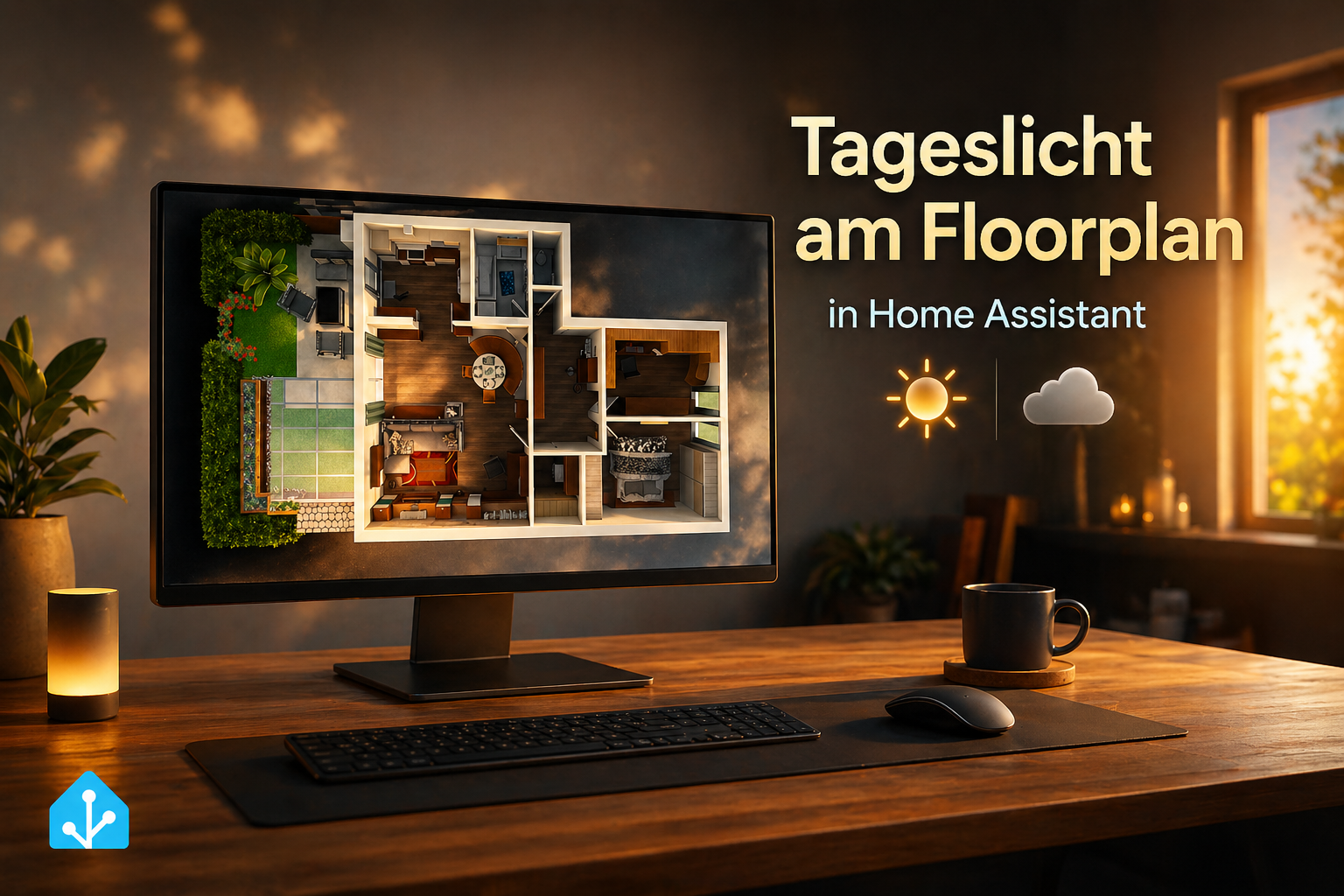 Tageslicht am Floorplan in Homeassistant 2026