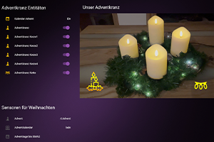 Adventkranz Dashboard